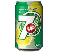 7UP Soft Drink Can Lemon & Lime 330ml Pack of 24