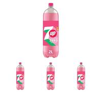 7UP Zero Pink Lemonade, 2L (Pack of 4)