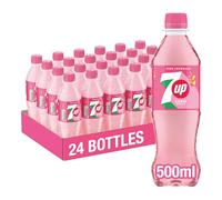 7UP Zero Pink Lemonade, 500ml Bottle (Pack of 24)