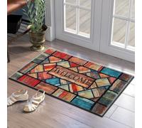 7VSTOHS Door Mats Indoor 40x60cm, Machine Washable Soft Doormats, Dirt Trapper Door Mat, Non-slip Floor Mats For Inside, Front Back Door, Pets and Dogs