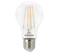Packs of 7W = 60W ES / E27 FILAMENT GLS LED SYLVANIA WARM WHITE DIMMABLE H2 [EEK: E]