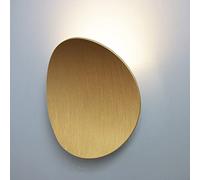 7W LED Indoor Decorative Wall Lamp Modern Simple Aluminum Lighting Sconce Bedroom Bedside Lamp Aisle Corridor Wall Light (Color : Nature White(3500-5500K), Size : Brushed Gold 7W)