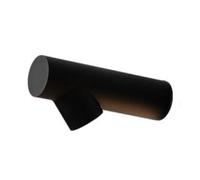 7W Led Wall Lamp, Aluminum Wall Light Light Source Bedside Sconce Light, Pathway Lighting Wall Sconces for Background Wall Living Room Bedroom Study Hotel/Black/Black