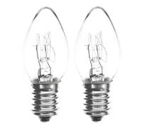 7W Night Light Bulb - Twin Pack - CES E12 Candelabra Edison Screw 240V Replacement Spare Pygmy Bulb for Children / Kids / Babies NightLights [BS 195931]