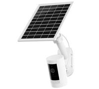 7W Solar Panel with Wall Mount for Ring Spotlight Cam/Plus/Pro Battery,Stick Up Cam/Pro &Outdoor Cam Plus Battery, 2-in-1 Solar Charger Bracket Hold Camera & Panel Together, 360° Adjustable