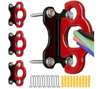 7WJUIRE 3PCS Resistance Band Wall Anchors, Workout Anchors for Wall, Strength Training, Yoga, Home Gym, Stretching