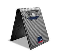 7worldlet Slim RFID Blocking Wallets for Men Synthra™ Ultra Leather Bifold Minimalist Wallet 11 Cord Holder Thin Mens Wallet with Gift Box, Black+7Worldlet, Handcrafted