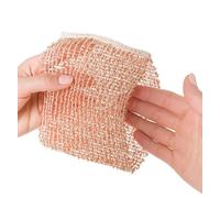 7x Copper Cloth Set Pot Cleaner Reinigt Double Sided Copper Cleaning Cloths