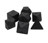 7x D4 D6 D8 D10 D12 D20 Number Colors Acrylic Polyhedral Dices Party Engraving Educational Accessaries Role Playing Digital Set Multi Face Polyhedral Multi Sided