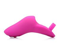 7X Finger Bang Her Pro Silicone Vibrator - Pink