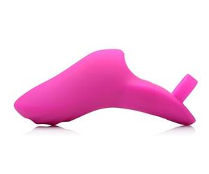 7X Finger Bang Her Pro Silicone Vibrator - Pink