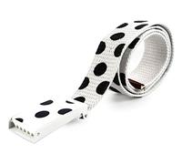 7X Ladies Unisex Webbing POLKA DOT CANVAS BELT Goth Punks Skaters Teens Stylish