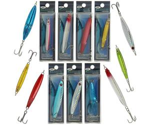 7x NGT Klone Sea Fishing Shore Casting Jigs Lures Spinners Bass Mackerel Pollack