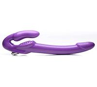 7X Revolver 2 Inch Thick Vibrating Strapless Strap-on