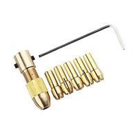 7x Small Electric Drill Bit Collet Mini Twist Drill Tool Chuck Set