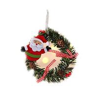 7x11cm Christmas Rattan Garland Pendant Artificial, Elder | Unique Beautiful Artificial Wreath Suitable for Various Scenes of the Festival Gifts Super