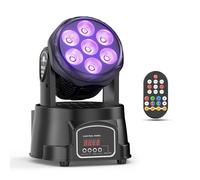 7X15W Stage Lights Mini Moving Head Wash LED DMX512 Spot Beam Light 5 Control Modes Sound Activated DJ Disco Party Lights for Bar Birthday Wedding Christmas Light