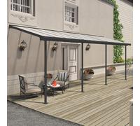 7x22 Palram Canopia Sierra Grey Clear Patio Cover