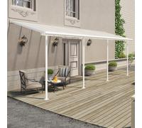 Sierra 2.32m x 6.96m Patio Cover White