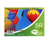 7x5 210gsm Photo Gloss Paper 30 Sheets Neo Media