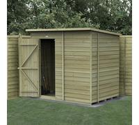 7x5 Forest 4Life Pent Windowless Shed - 7x5 Forest 4Life Pent Windowless Shed - With Installation on customers prepared base