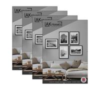 7X5 Frameless Clip Frame (Pack Of 4) With Perspex - For Posters, Prints, Photos And Wall Art - Ak Frames