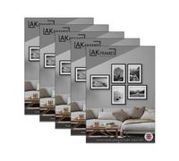 7X5 Frameless Clip Frame (Pack Of 5) With Perspex - For Posters, Prints, Photos And Wall Art - Ak Frames