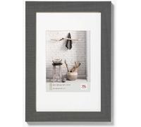 walther design Picture Frame Grey 20 x 30 cm with PassepArtout, Home Wooden Frame HO030D