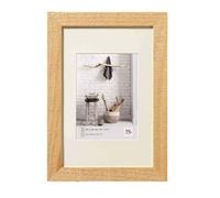 walther Design Picture Frame Natural 18 x 24 cm with PassepArtout, Home Wooden Frame HO824H