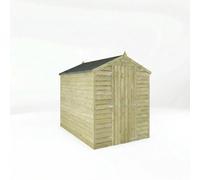 7x5 Wood Garden Shed Overlap Apex Single Door Windowless Storage 7ft 5ft