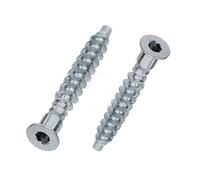 7x50mm FURNITURE FIXING CONFIRMAT SCREW - FLAT PACK FITTING WOOD CHIPBOARD PACK OF 5-20 - 50 (20)