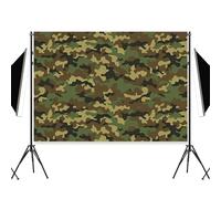 7x5ft Fabric Camouflage Pattern Backdrop Army Soldier Military Camo Background for Soldier Theme Party Decorations Kids Adults Birthday Shooting Photo Studio Props
