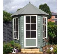 Shire FSC Hexagonal Shiplap Summerhouse, Outdoor Office, none