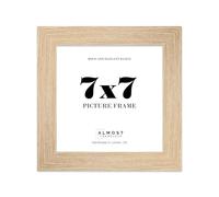 7x7 Picture Frame, Display 7x7 Pictures (40.6 x 30.5cm) Picture Frame for wall Display - Oak - 1 Pack