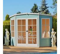 7x7 Shire Hampton Premium Corner Summerhouse