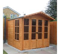 Shire 7x7 Kensington Summerhouse 12mm shiplap interlock cladding