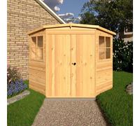 7x7 Shire Murrow Tongue and Groove Premium Corner Shed