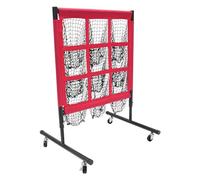 7x7ft Golf Net Baseball Hitting Practice Training Net 9-Grid Target Sheet Adjustable Height Polyester Mesh with Iron Frame for Backyard Indoor Outdoor Batting Pitching Driving Cage Setup