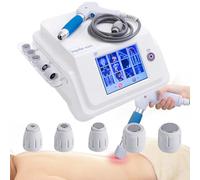 8.0 Bar Pneumatic Shockwave Therapy Machine with 5 Heads - Touch Screen, Muscle Pain Relief Massager ED Shock Wave Treatment for Erectile Dysfunction and Plantar Fasciitis,8InchScreen