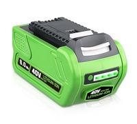 8.0Ah 40V Replacement for Greenworks 40V Battery Compatible with 29462 29472 2901319 BAF724 BAF721 STBA40B210 for Lawn Mower Chainsaw and Garden Tools