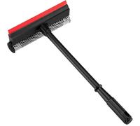 8.1 Inch 2 in 1 Professional Squeegee with 16 Inch Long Handle Squeegee Squeegee for Gas Station Home Car Glass Shower Cleaning High Windows Outdoor