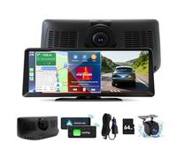 8.1 inch HD Carplay Car Stereo 2K Dash Cam Display Touch Portable Wireless for Car with Apple Carplay and Android Auto with