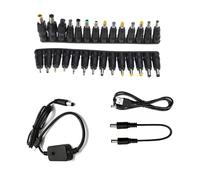 8/10 / 28 / 34Pieces Direct Current Power Adapters Tip ConnectorKit with 5.5mmx2.1mm to Type C Cable for Laptops Camera Direct Current to Pd Converters
