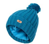 (8/10, Bondi Blue) Trespass Unisex Bobble Hat Pom Pom Beanie Thorns