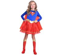 (8-10 years (128-134 cm)) Classic Supergirl costume for girls