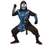 (8-10 years (140 cm)) Children's light and sound cyber ninja costume