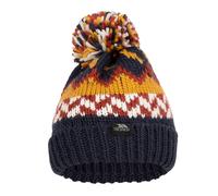 (8-10 Years, Navy/Honeybee) Trespass Childrens/Kids Twiglet Chunky Knit Fleece Lined Hat