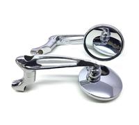 8/10MM Cafe Racer Motorcycle Rearview Mirror Aluminum ABS Modified Mirror Universal For Kymco Downtown 350 AK 550