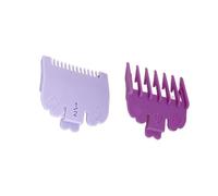 8/10Pcs Colorful Plastic Men Hair Clipper Limit Comb Salon Barber Cutting Guide Replacement Attachment Hair Trimmer Styling Tool(2pcs Purple)