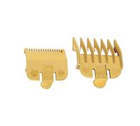 8/10Pcs Colorful Plastic Men Hair Clipper Limit Comb Salon Barber Cutting Guide Replacement Attachment Hair Trimmer Styling Tool(2pcs Gold)